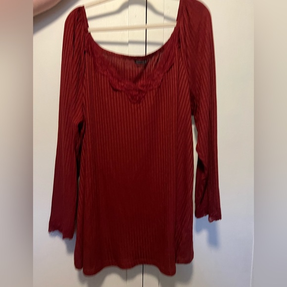 Beautiful Burgundy blouse NWOT - Picture 1 of 2